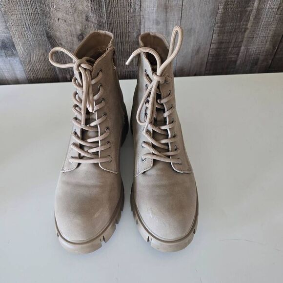 Boots | Womens Mia Metri Combat Boot – Sahara Monochrome 8.5 - Picture 2 of 7